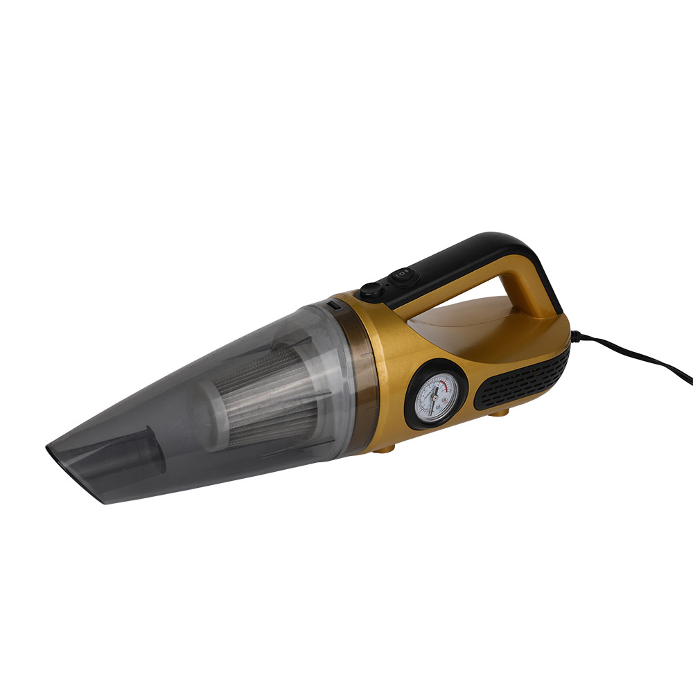 DC 12V 60W با باد کننده لاستیک 2 در 1 کارکرد جاروبرقی قابل حمل خودرو